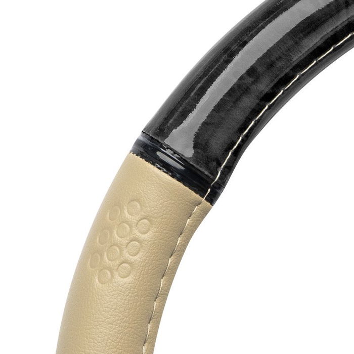 MOMO Housse De Volant M MOMLSWC0LXBEB Luxury Wood Beige-Black Polyuréthane 38-39mm Universel