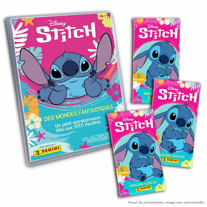 Panini Pack de démarrage Stitch Photocards avec classeur et 15 cartes
