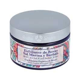 Radhe Shyam Exfoliant Corps aux Roses, Sel Marin et Baobab 300g