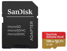 SanDisk Extreme PLUS microSDXC 128 Go