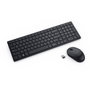 Dell KM555 - Clavier et souris sans fil QWERTY espagnol, 2.4 GHz et Bluetooth 5.1, USB, noir