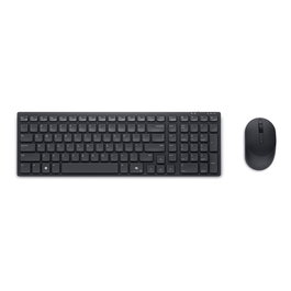 Dell KM555 - Clavier et souris sans fil QWERTY espagnol, 2.4 GHz et Bluetooth 5.1, USB, noir