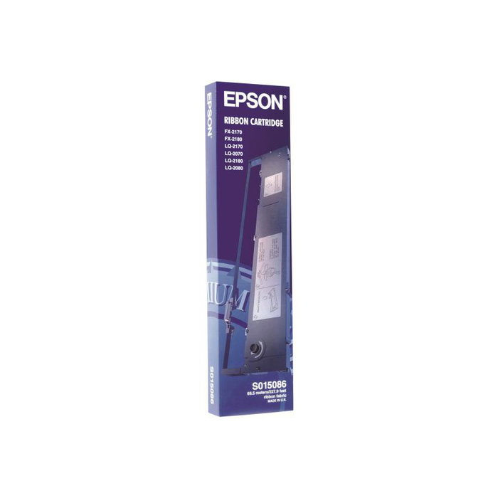 Epson C13S015086 Ruban noir textile pour FX 2170, 2180, LQ 2070, 2080, 2170, 2180, 2190, 2190N Epson C13S015086 Ruban noir textile pour FX 2170, 2180, LQ 2070, 2080, 2170, 2180, 2190, 2190N