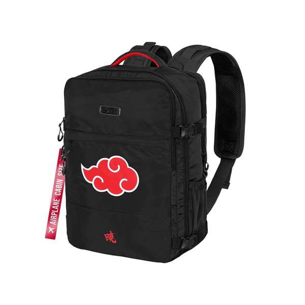 Karactermania Sac à dos Mochila Mercury Cabin Naruto Clouds - Noir - 25x20x40 cm - Compatible cabine et avion - Poche pour ordinateur portable 15 pouces - Polyester