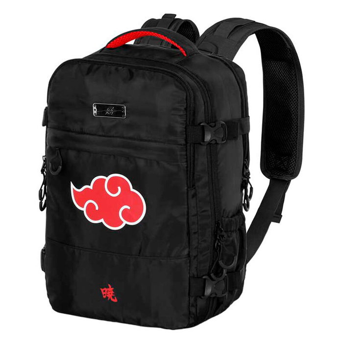 Karactermania Sac à dos Mochila Mercury Cabin Naruto Clouds - Noir - 25x20x40 cm - Compatible cabine et avion - Poche pour ordinateur portable 15 pouces - Polyester