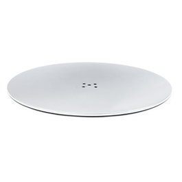 HERRAJES ALK Base plate ronde Ø580 en acier inoxydable 304 mat