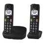 Téléphone Sans Fil Panasonic KX-TGU112EXB Blanc Noir