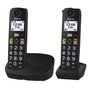 Téléphone Sans Fil Panasonic KX-TGU112EXB Blanc Noir