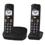 Téléphone Sans Fil Panasonic KX-TGU112EXB Blanc Noir