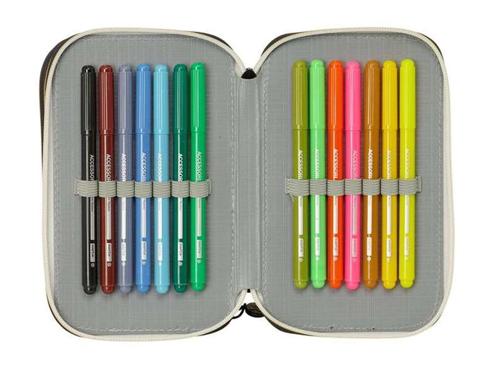 Safta Plumier Triple 37 Pcs 12,5x19,5x5,5Cm