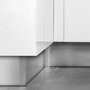 Emuca Lot de 2 plinthes de cuisine Plasline avec raccords, hauteur 100mm, 2 profils longueur 2.35m, Plastique, Satin Anodisé