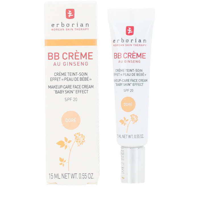 Erborian BB Crème au Ginseng Doré SPF20 Teintée Unifiante Hydratante 15 ml