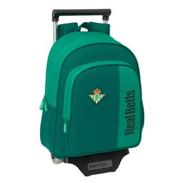 Cartable à roulettes Real Betis Balompié Vert 28 x 34 x 10 cm