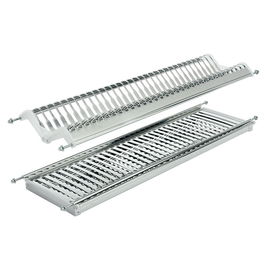 Tecnoinox Égouttoir à Vaisselle et Verres M800 Inox avec Plateau Égouttoir