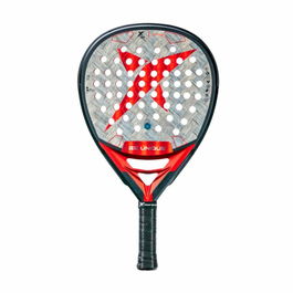 Raquette de Padel Drop Shot Conqueror Attack 1.5 Gris Fibre de Carbone