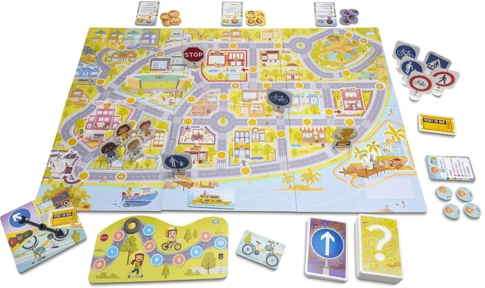 Tactic - Apprenons le Code de la Route - Jeu de société éducatif pour enfants à partir de 6 ans, 2 joueurs et plus