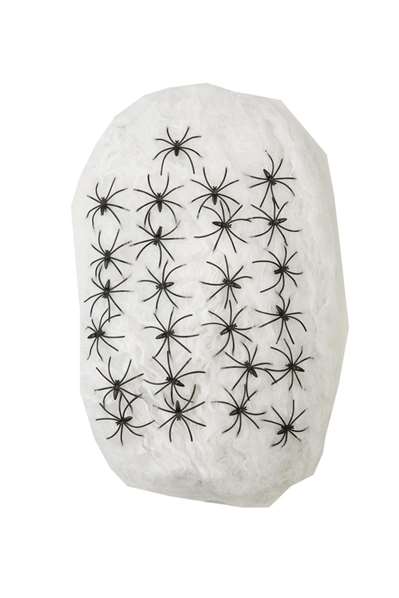 My Other Me Tela de araña gigante - Toile d'araignée géante pour décoration Halloween - 500 g - Multicolor