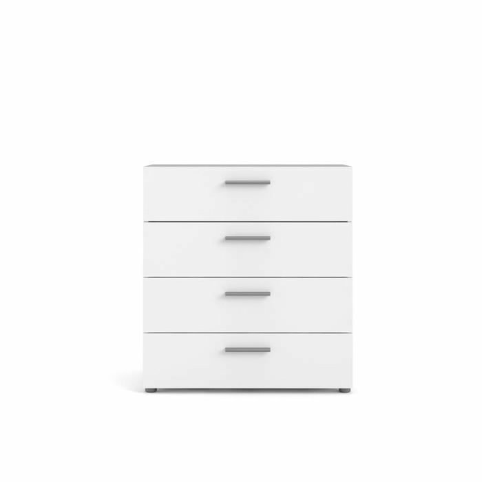 Commode blanche avec 4 tiroirs