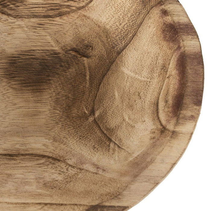 BigBuy Home Centre de Table Beige Bois 27 x 27 x 16 cm BigBuy Home Centre de Table Beige Bois 27 x 27 x 16 cm