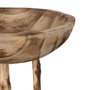 BigBuy Home Centre de Table Beige Bois 27 x 27 x 16 cm