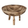 BigBuy Home Centre de Table Beige Bois 27 x 27 x 16 cm