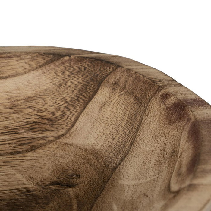 BigBuy Home Centre de Table Beige Bois 27 x 27 x 16 cm BigBuy Home Centre de Table Beige Bois 27 x 27 x 16 cm