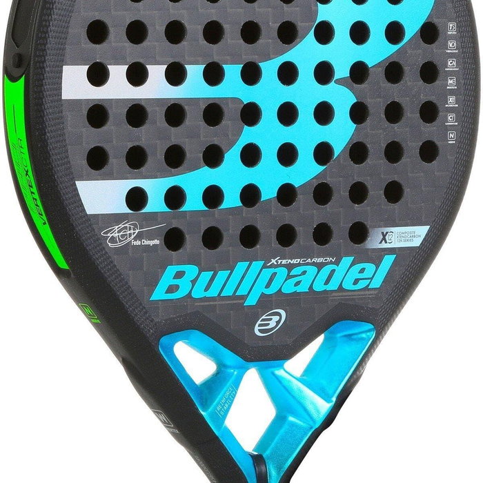 Raquette de Padel Bullpadel Vertex 02 Control Proline 2020 Fede Chingotto Argenté Fibre de Carbone