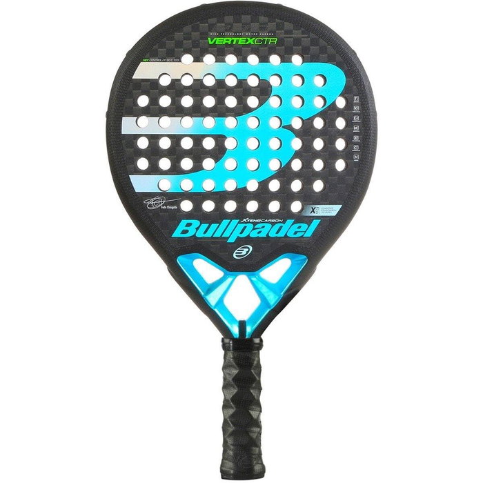 Raquette de Padel Bullpadel Vertex 02 Control Proline 2020 Fede Chingotto Argenté Fibre de Carbone