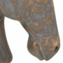 Figurine Décorative Alexandra House Living Gris Doré Cheval 15 x 31 x 31 cm