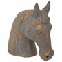 Figurine Décorative Alexandra House Living Gris Doré Cheval 15 x 31 x 31 cm