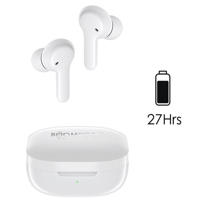 Boompods Bassline Compact Blanc Boompods Bassline Compact Blanc