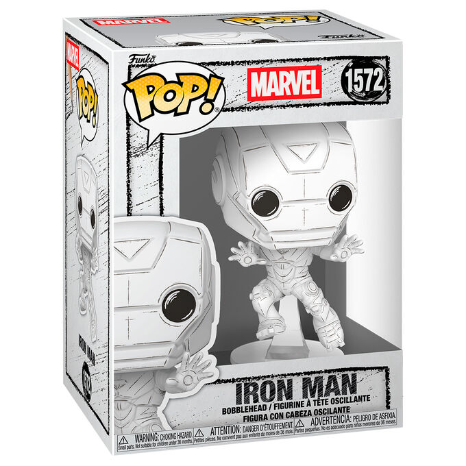 Funko Marvel POP! Vinyl Sketched - Iron Man