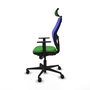 Piqueras y Crespo Chaise de Bureau Jorquera Vert et Bleu