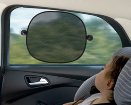 KioKids Parasol pour voiture Noir