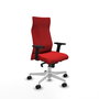 Piqueras Y Crespo Fauteuil Albacete, Rouge, Similicuir, Mécanisme Synchrone