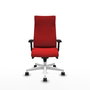 Piqueras Y Crespo Fauteuil Albacete, Rouge, Similicuir, Mécanisme Synchrone