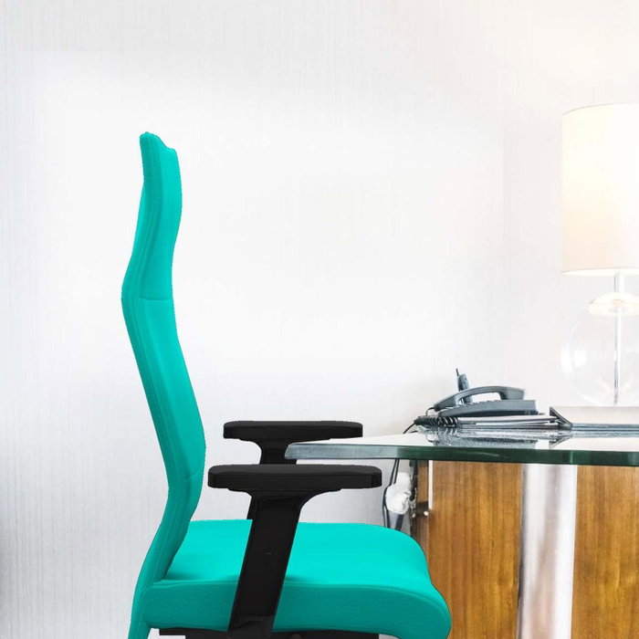 Piqueras Y Crespo Fauteuil Albacete, Rouge, Similicuir, Mécanisme Synchrone