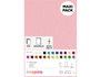 Innspiro Feutre acrylique rose clair feuilles 20x30cm 2mm
