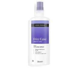 John Frieda FRIZZ-EASE Dream Curls Spray Définissant pour Boucles et Ondulations, Formule à l'Huile de Rose Musquée, 200 ml