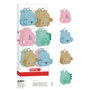 Safta Assiettes scolaires rose clair