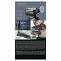 Braun Series 6 Rasoir électrique - Noir - 60 min d'autonomie, Charge rapide 5 min de la batterie, Wet & Dry, 1 tête flexible 2D, Sabot 1-7 mm, Batterie Li-Ion, Noir<|image>