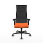 Piqueras y Crespo Albacete Chaise de Bureau Orange et Noir