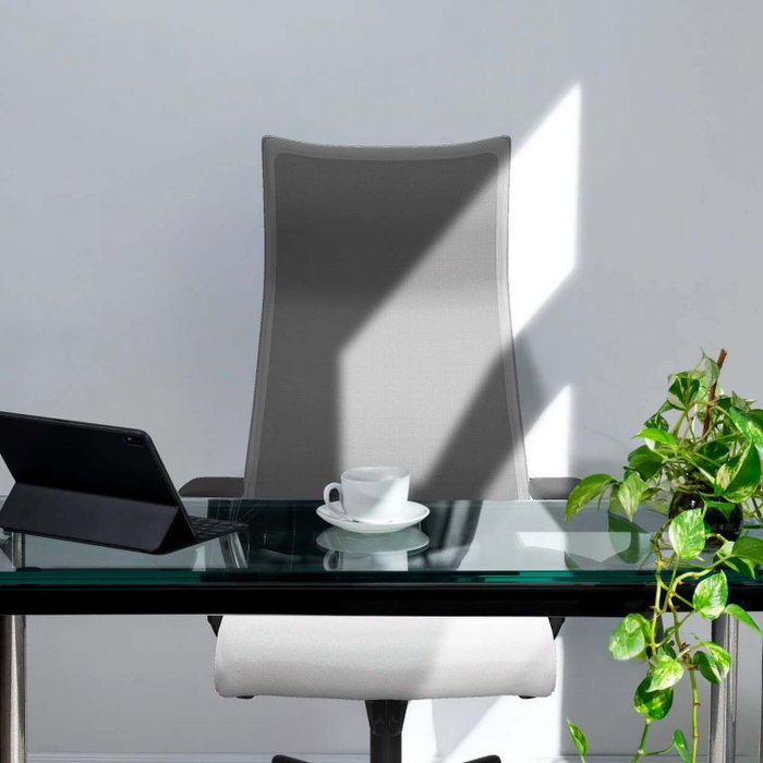 Piqueras y Crespo Albacete Chaise de Bureau Orange et Noir