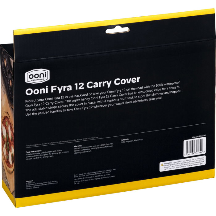 Ooni Fyra 12 Carry Cover Noir