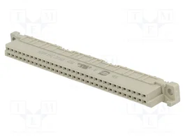 HARTING Connecteur de données DIN 41612 femelle 64 broches THT droit type B
