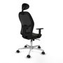 Piqueras y Crespo Chaise de Bureau 1D086N1 Noir