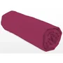 LOVELY HOME Drap-housse LH71607 180x200 cm +35 cm bord élastique Fuchsia 100% Coton