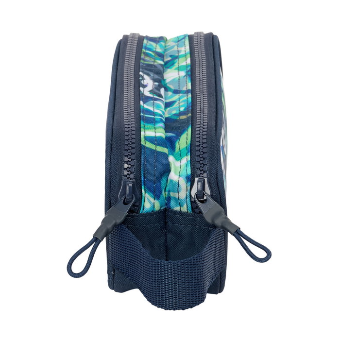 Trousse Fourre-Tout Double El Niño Kook Blue marine 21 x 8 x 6 cm