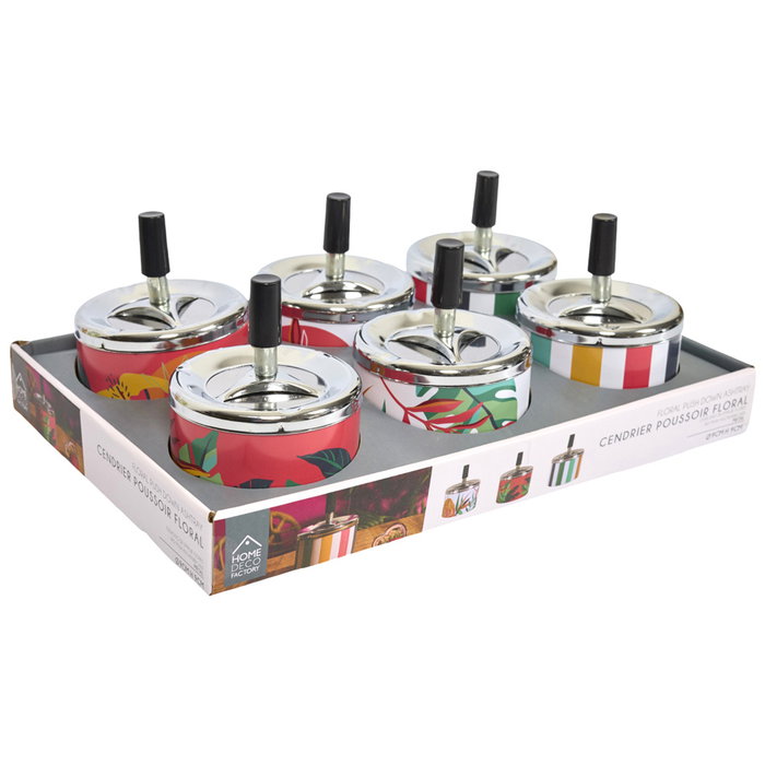 Home Deco Factory Cendrier de pression Paradis assorti