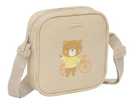 Safta Sac bandoulière pour enfant, motif ours, facile à nettoyer, dimensions 16 x 18 x 4 cm, âge recommandé 3 ans